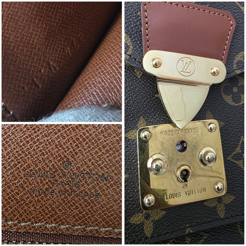 Auth Louis Vuitton Monogram Monceau 28 Crossbody Bag - Picture 5 of 10